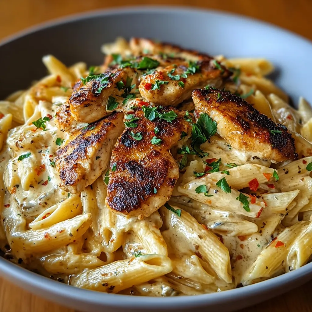 BEST CAJUN CHICKEN PASTA EVER