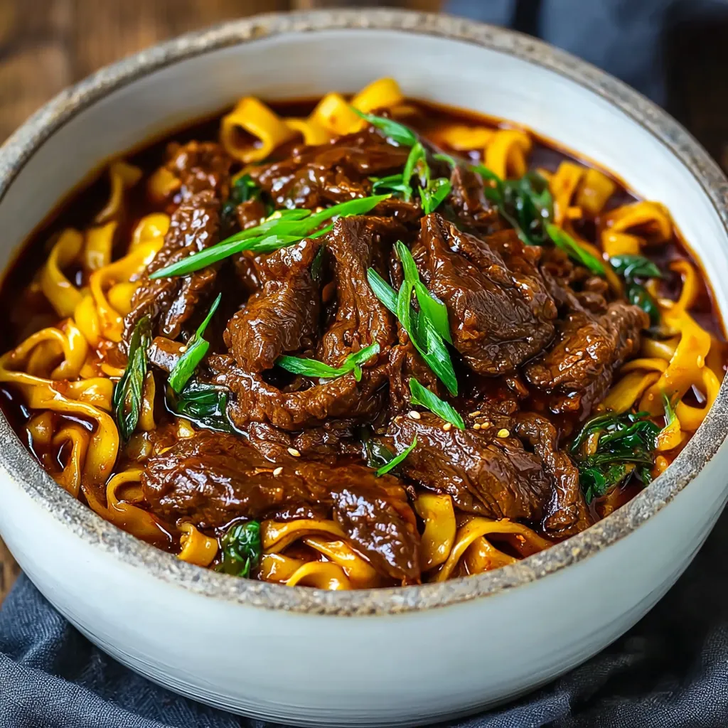 BEST KOREAN BEEF NOODLES EVER