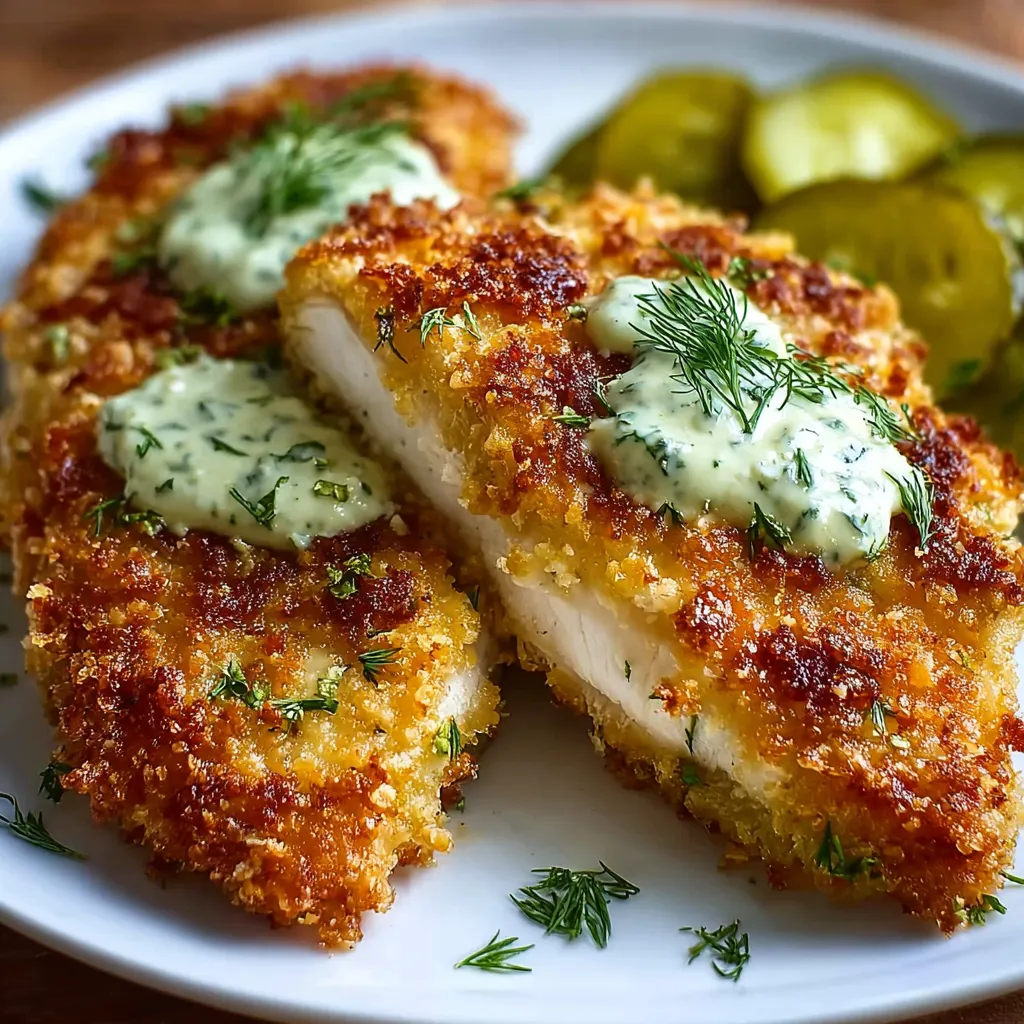 DILL PICKLE PARMESAN CHICKEN EASY