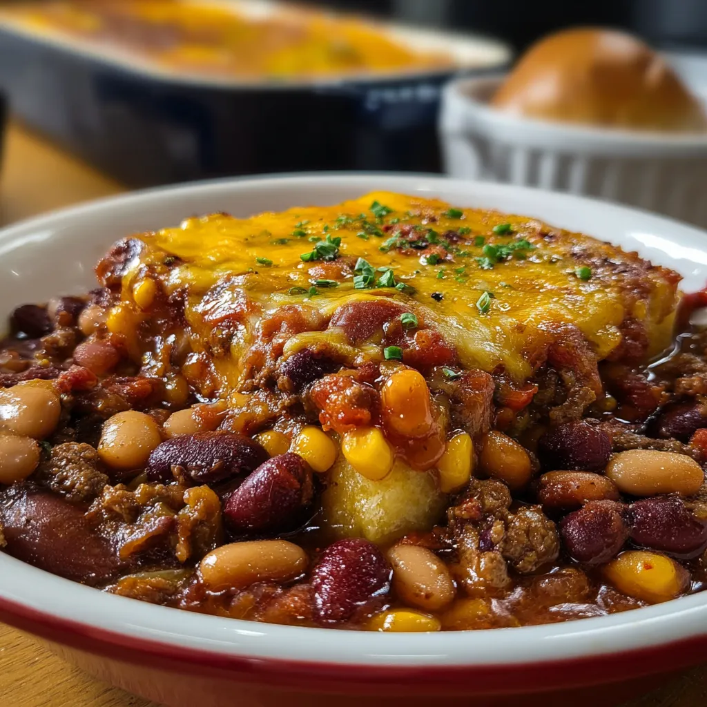EASY CALICO BEAN CASSEROLE BAKE