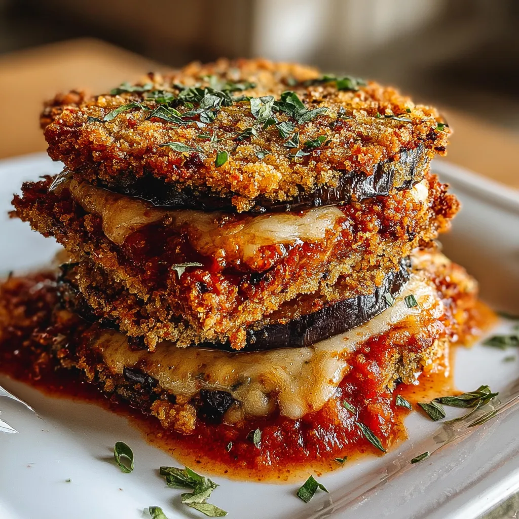 EASY EGGPLANT PARMESAN AMAZING RECIPE