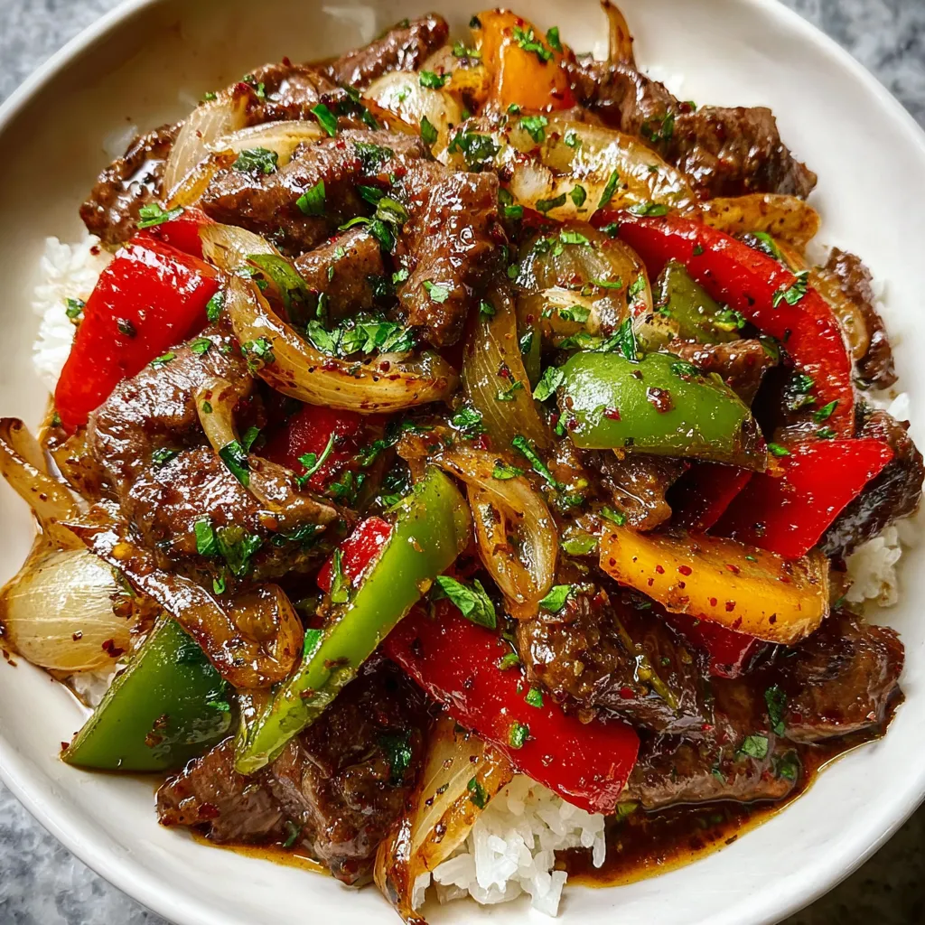 EASY PEPPER STEAK RECIPE