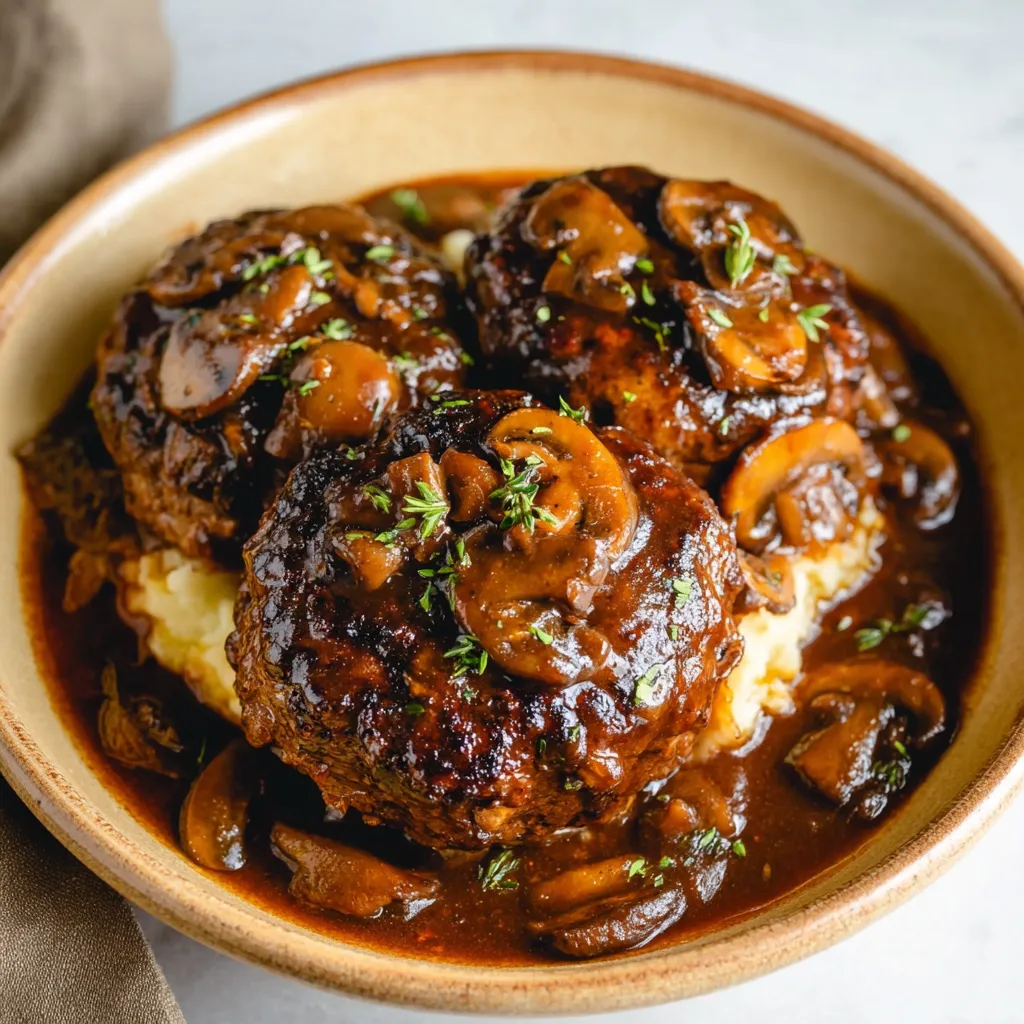 EASY SALISBURY STEAK RECIPE