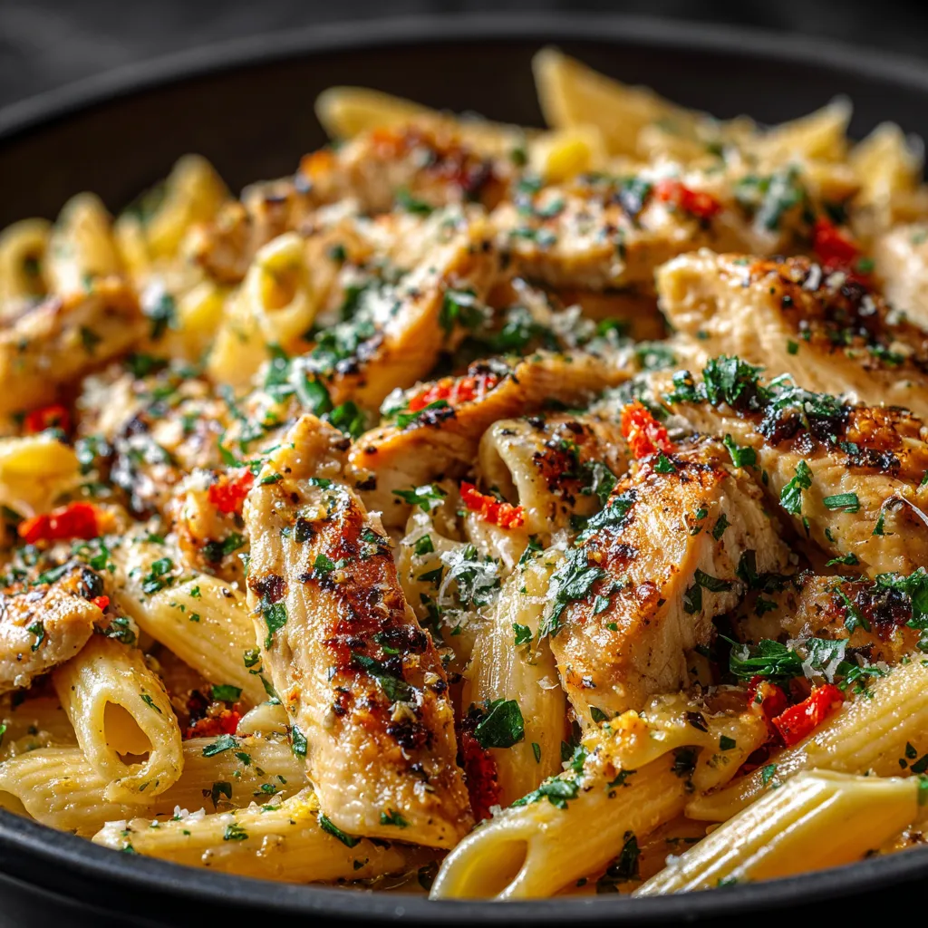 GARLIC BUTTER CHICKEN PASTA ULTIMATE