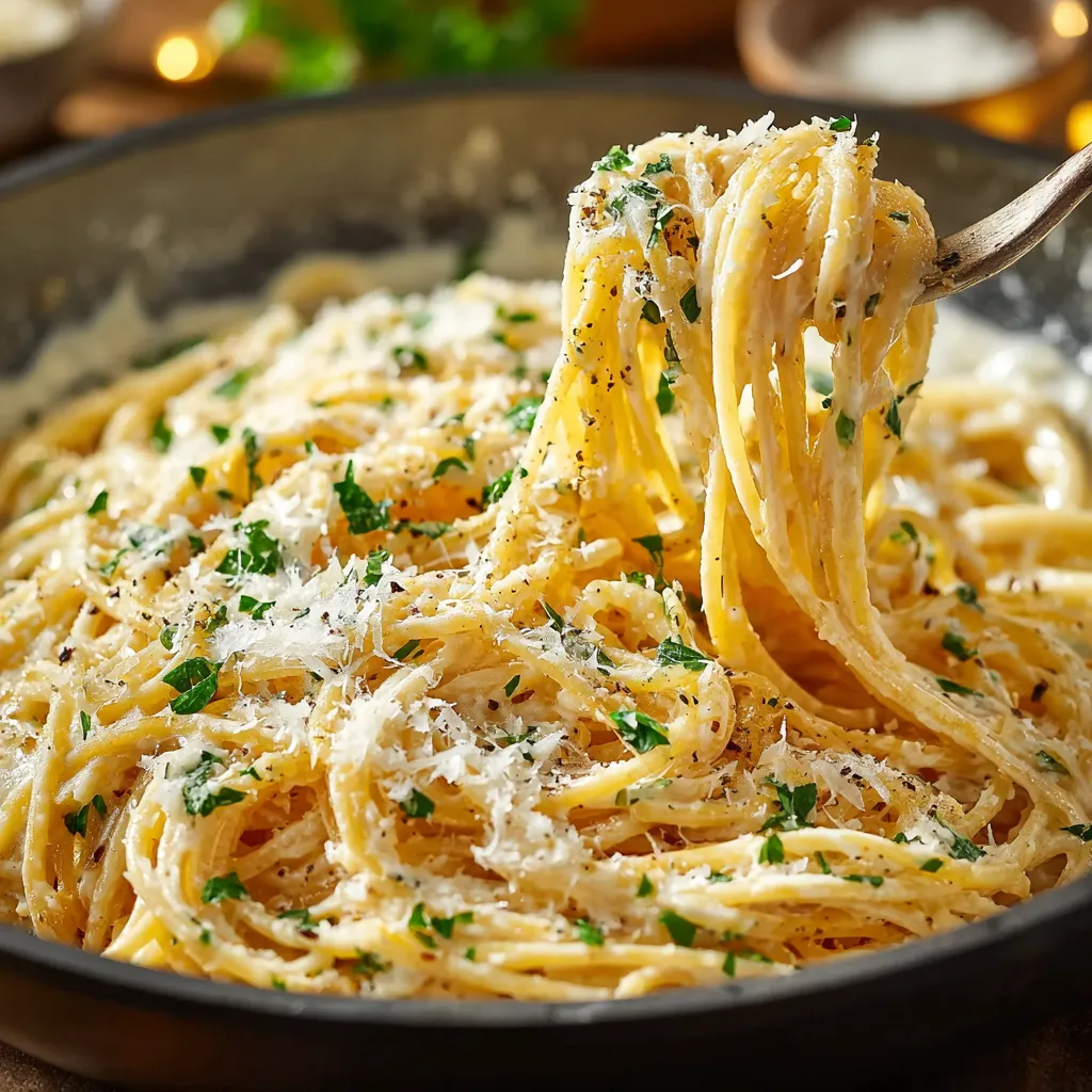 GARLIC PARMESAN SPAGHETTI ULTIMATE RECIPE