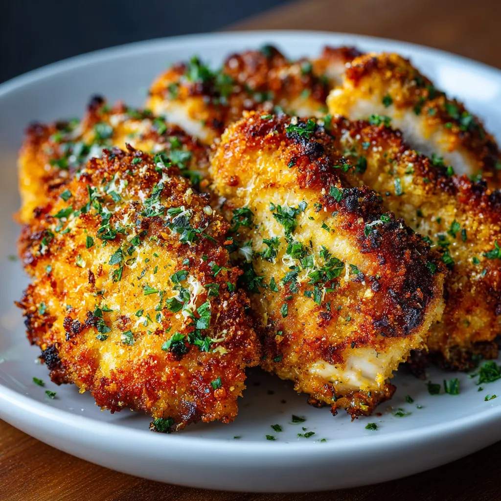 OVEN-BAKED CRISPY PARMESAN CHICKEN BEST