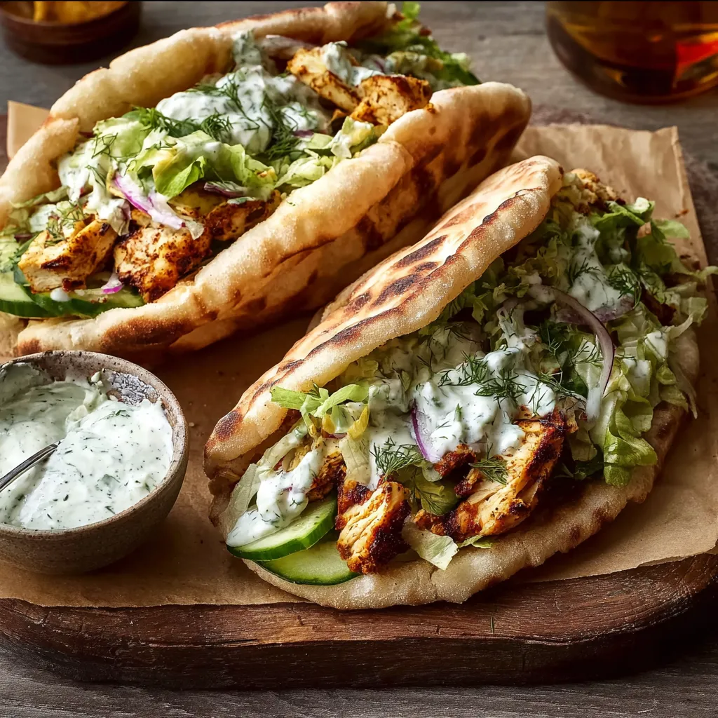 PERFECT SHEET PAN CHICKEN PITAS