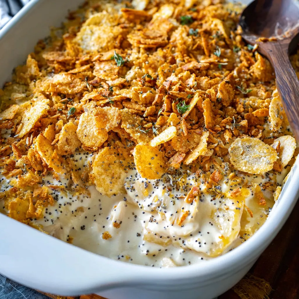 POPPY SEED CHICKEN CASSEROLE ULTIMATE