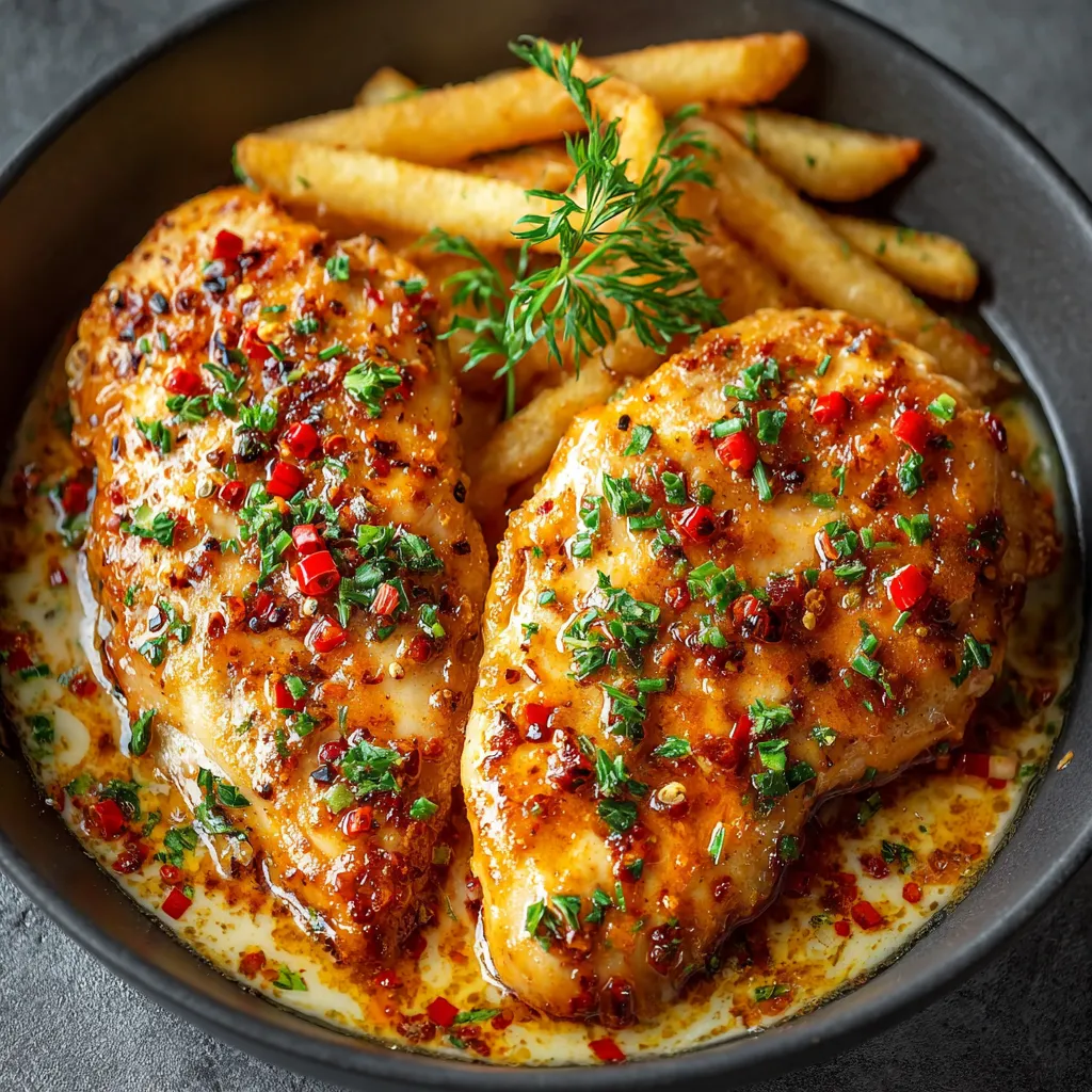 SPICY CHICKEN FILLET IN SAUCE AMAZING