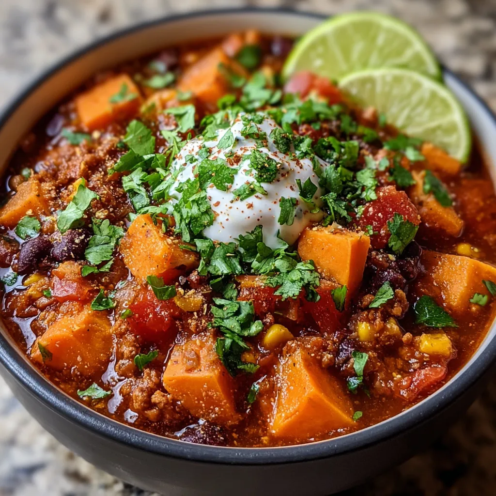 TURKEY SWEET POTATO CHILI BEST