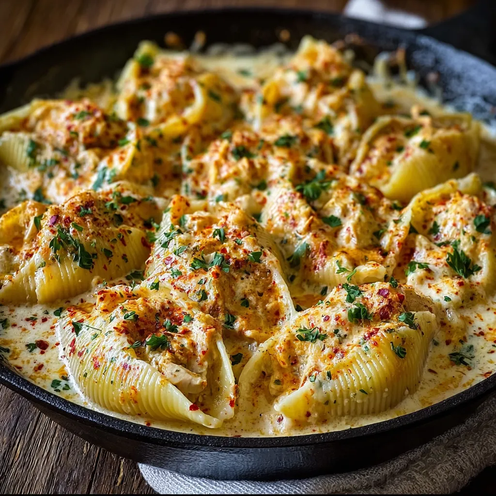 ULTIMATE CAJUN CHICKEN STUFFED SHELLS