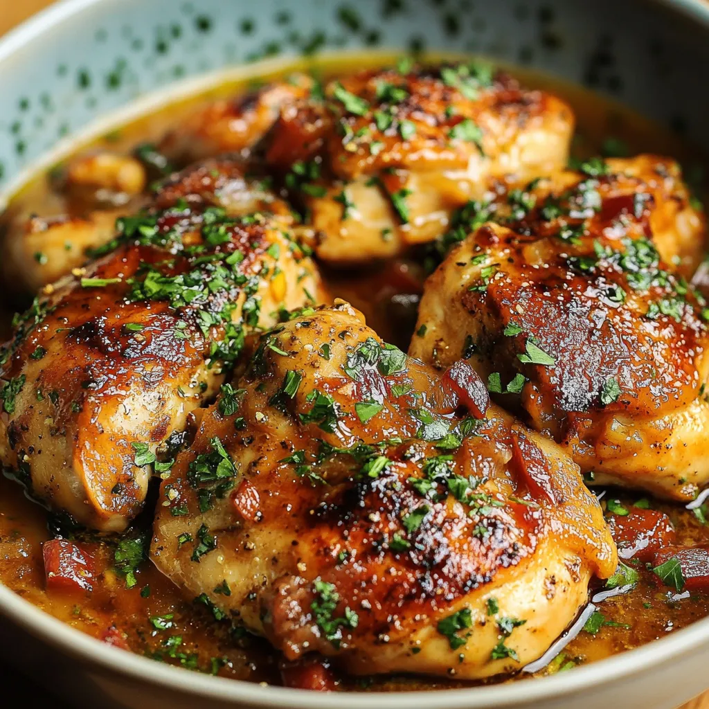 Delicious Crockpot Marry Me Chicken simmers in a slow cooker, ready to be enjoyed.