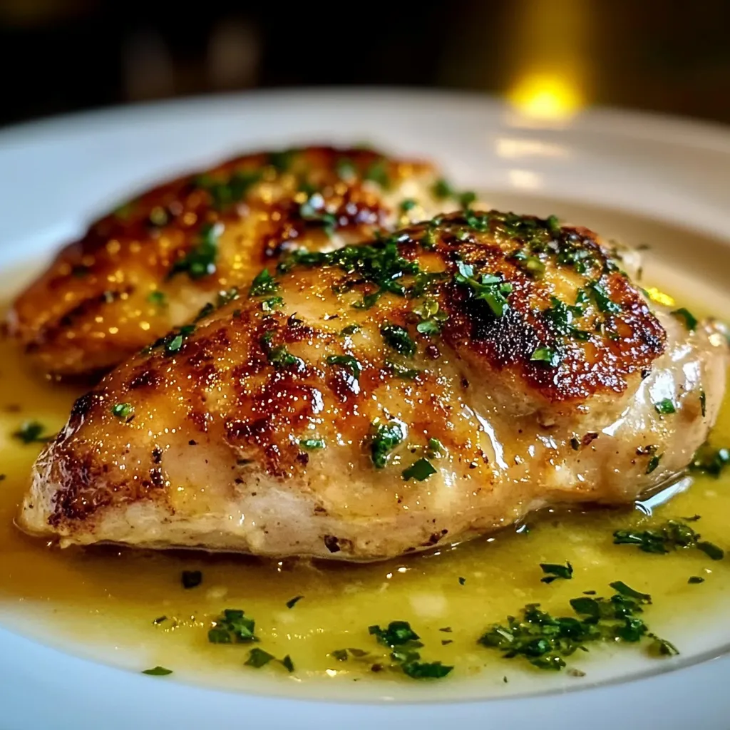 A close-up shot showcases another enticing view of the Chicken Christopher Morton's Steakhouse Dinner, highlighting its delectable presentation and ingredients.