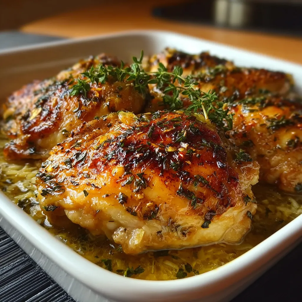 Another image highlighting the preparation of the delicious Forgotten Chicken dish.