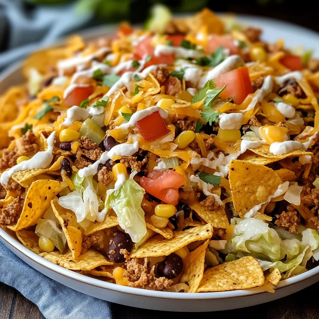 Another delicious serving of Frito Cowboy Cabbage is pictured.