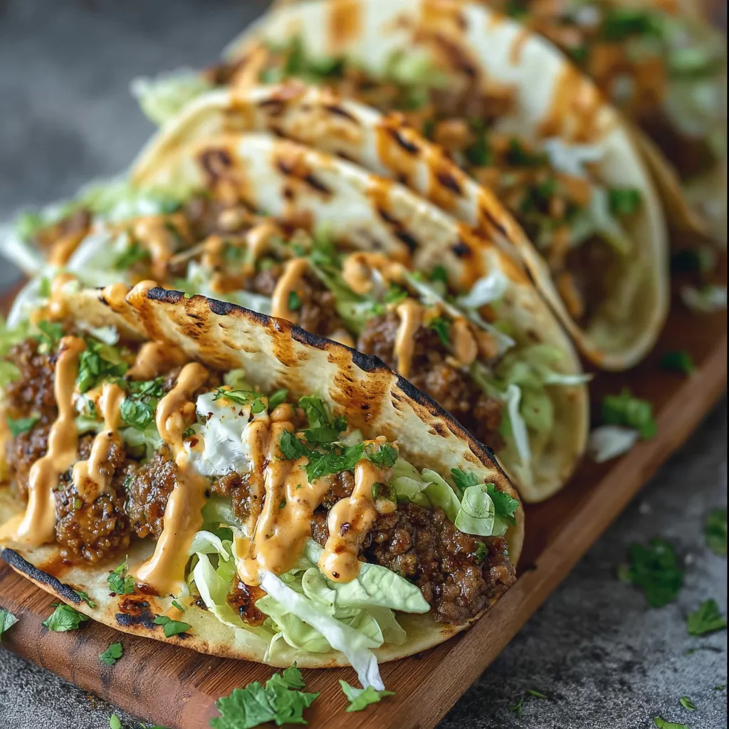 AMAZING BIG MAC-STYLE SMASH BURGER TACOS