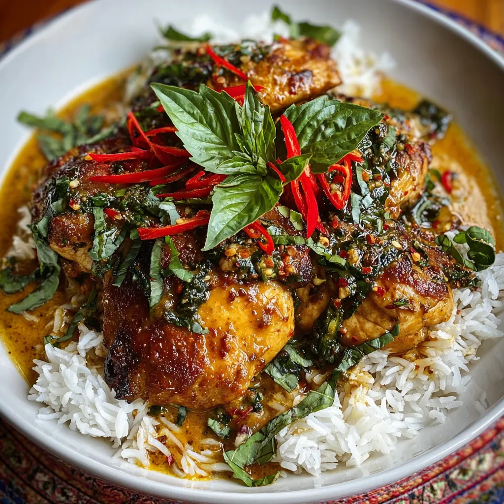 AMAZING COCONUT BASIL CHICKEN RECIPE