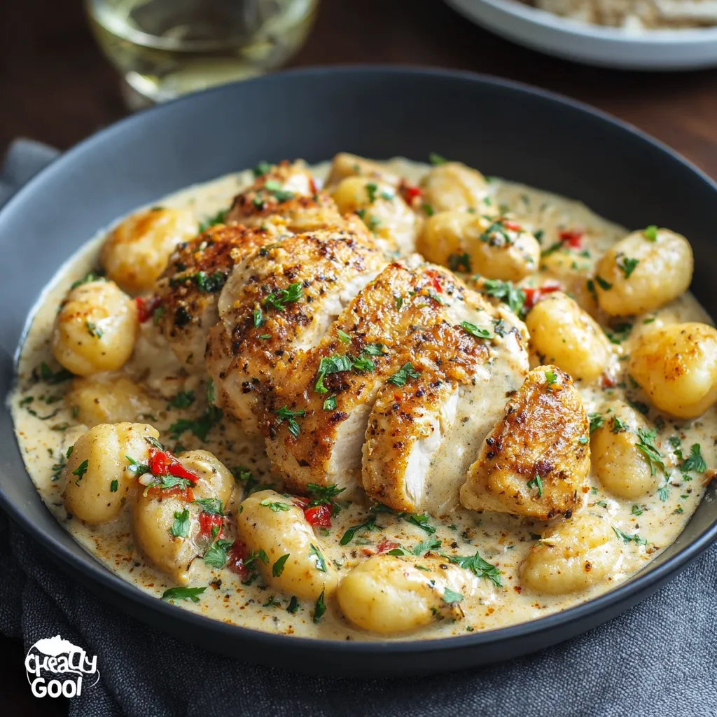 ASIAGO CHICKEN AND GNOCCHI AMAZING