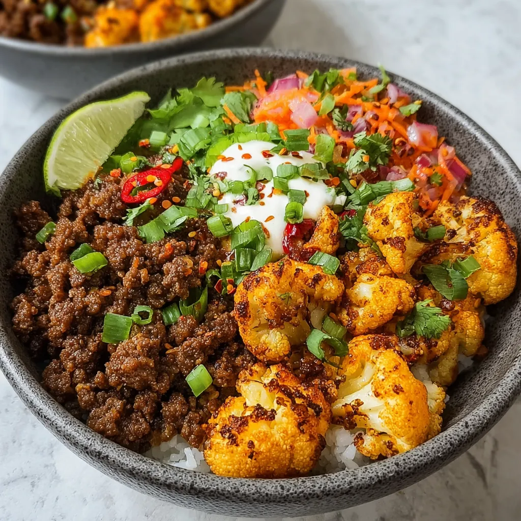 BEST BEEF CAULIFLOWER PROTEIN BOWLS