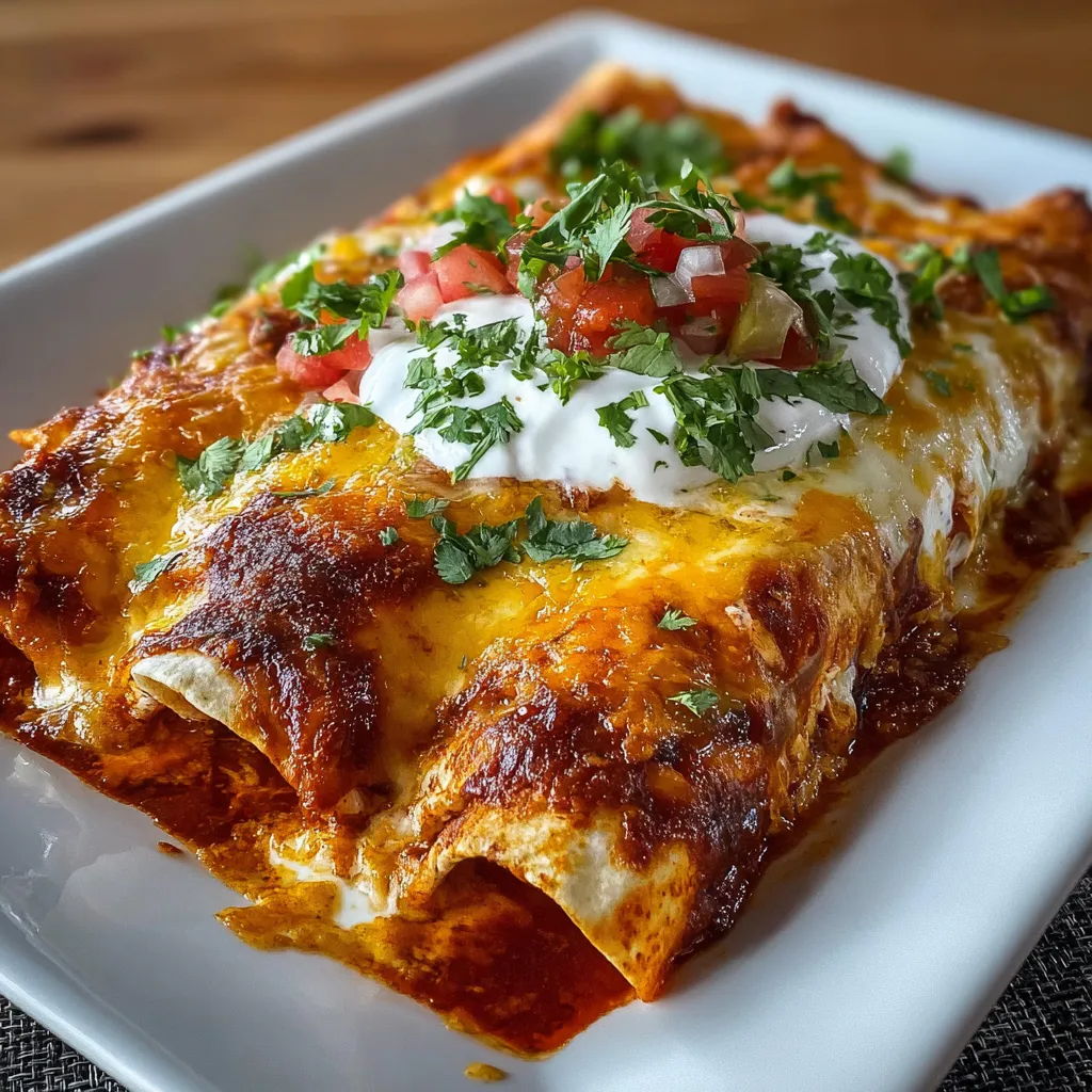 BEST CHICKEN ENCHILADAS DINNER EVER