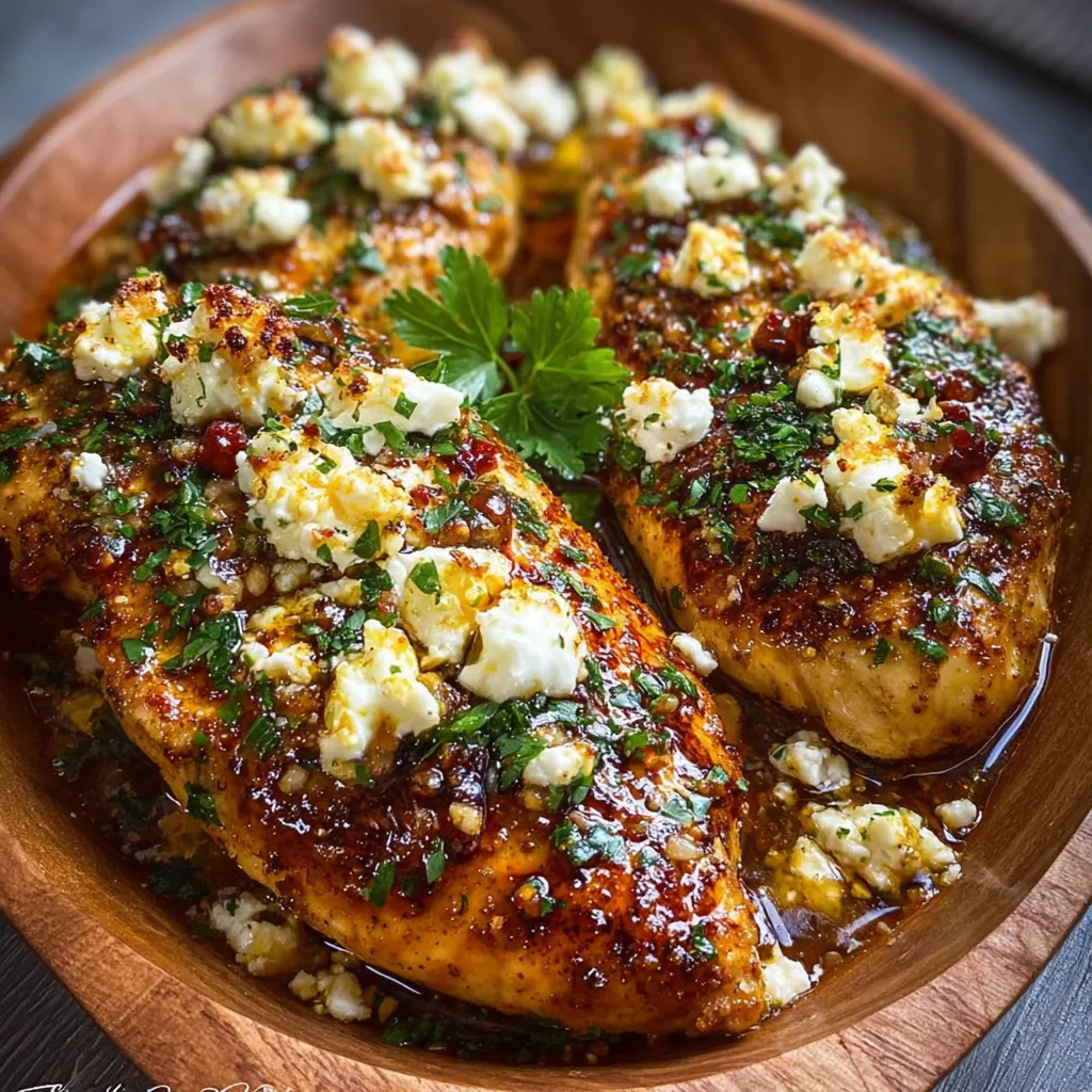 BEST HOT HONEY FETA CHICKEN
