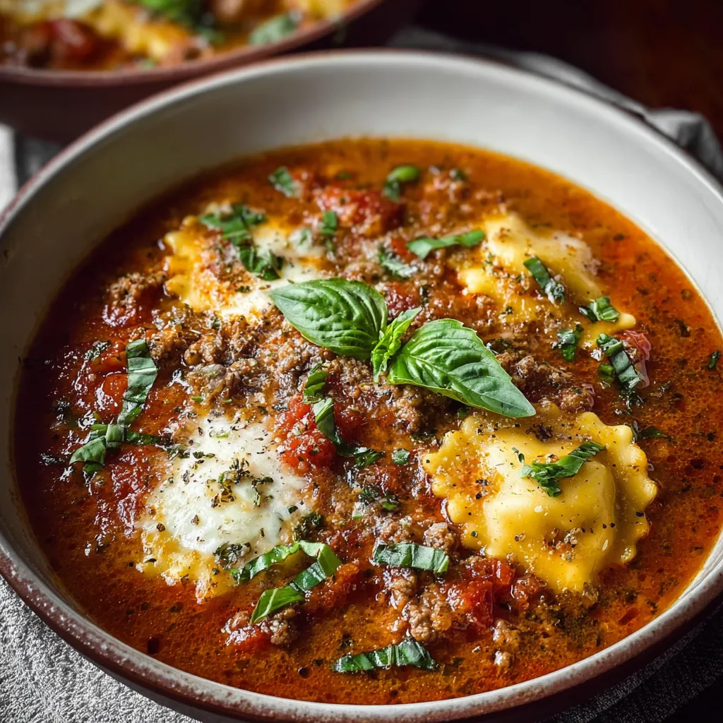 BEST LASAGNA SOUP RECIPE