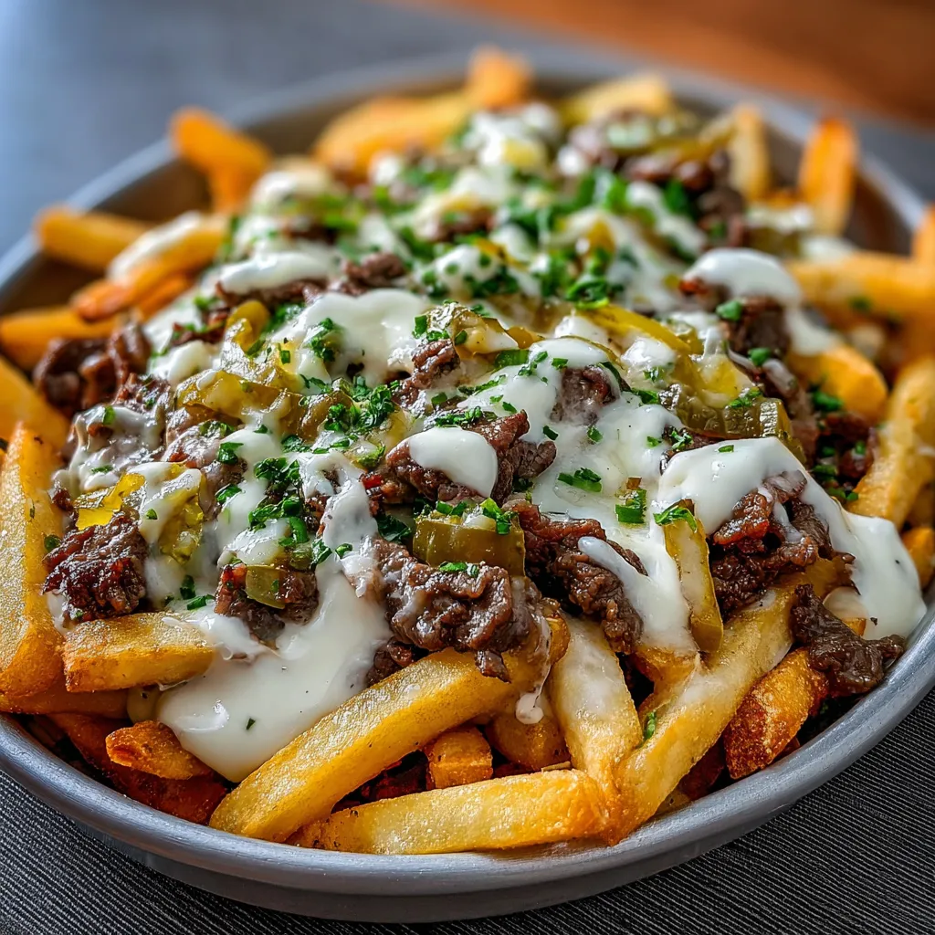 BEST PHILLY STEAK CHEESE FRIES
