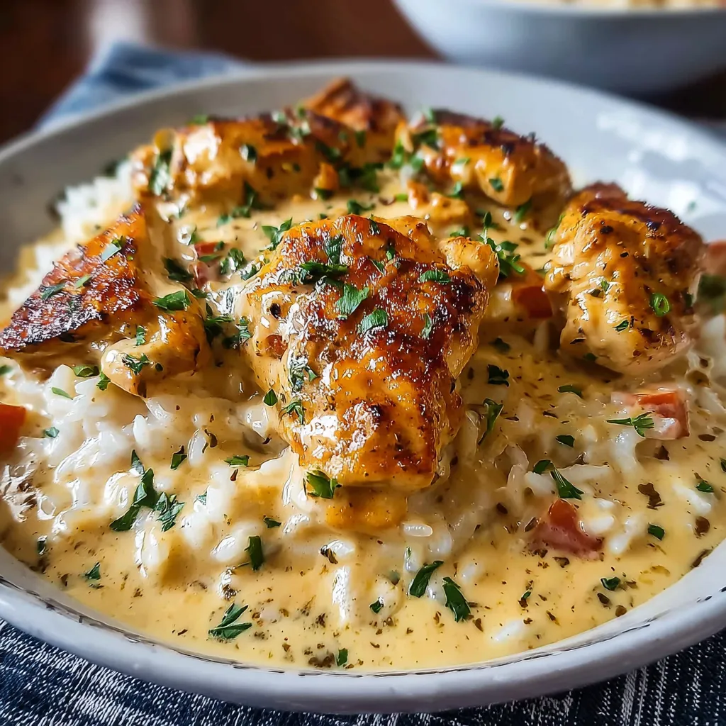 BEST SMOTHERED CHICKEN AND RICE