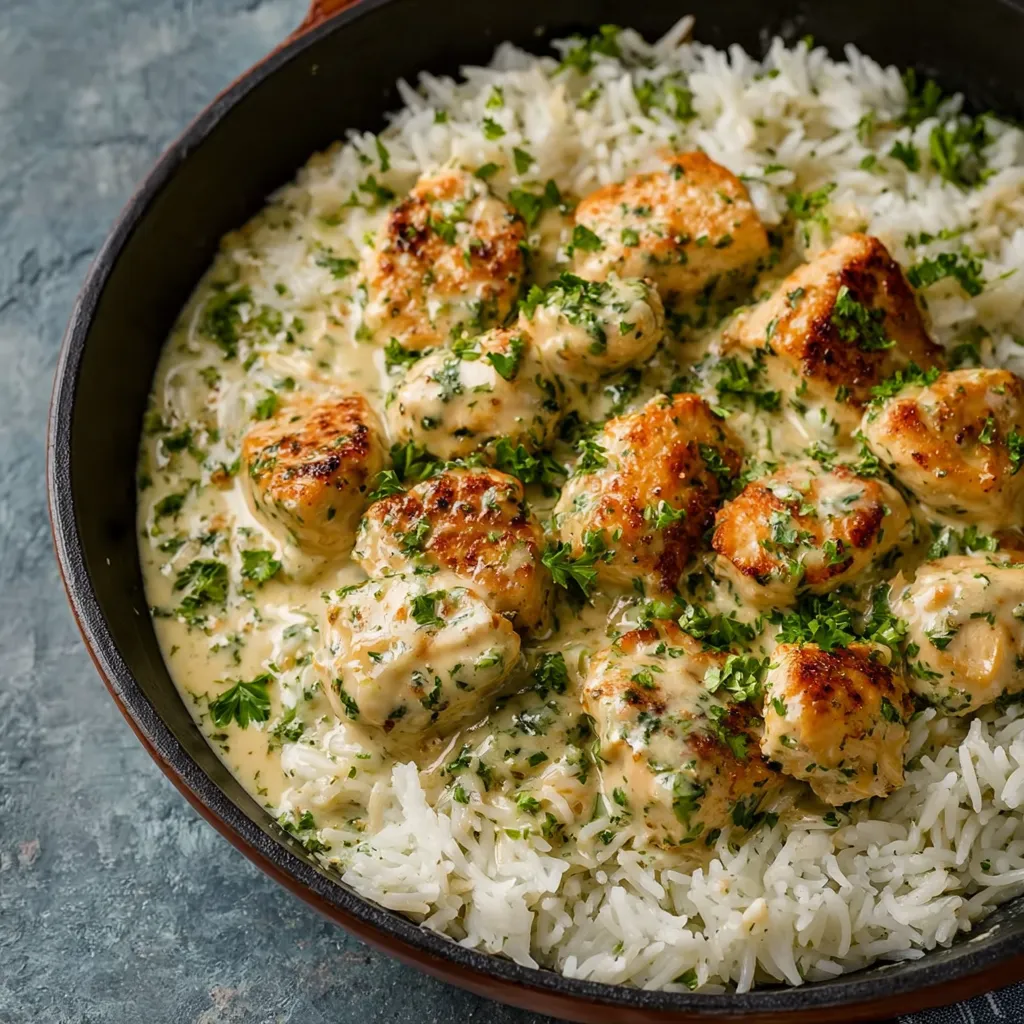 CREAMY HERB CHICKEN & BASMATI RICE ULTIMATE