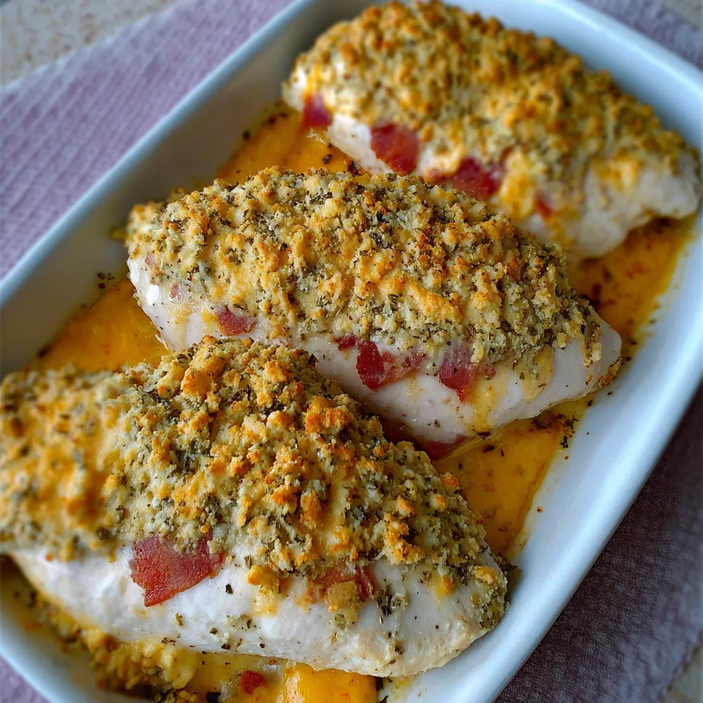 EASY BAKED CREAM CHEESE CHICKEN