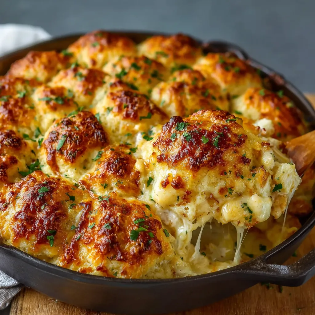 EASY CHICKEN BUBBLE BISCUIT BAKE
