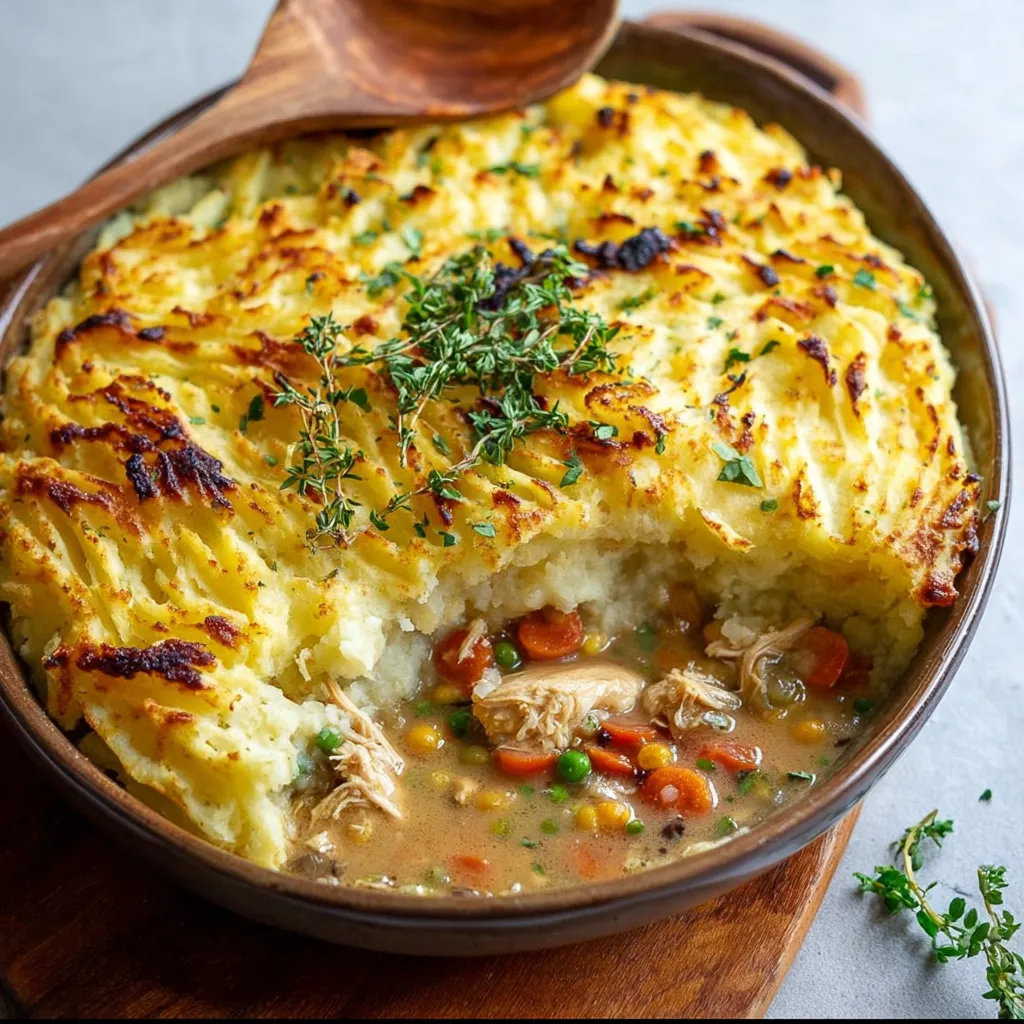 EASY CHICKEN SHEPHERD’S PIE RECIPE