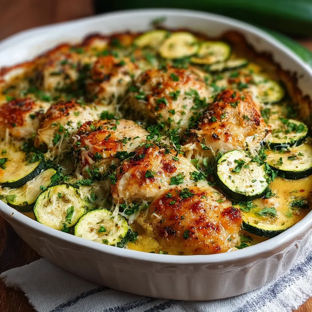 EASY CHICKEN ZUCCHINI BAKE