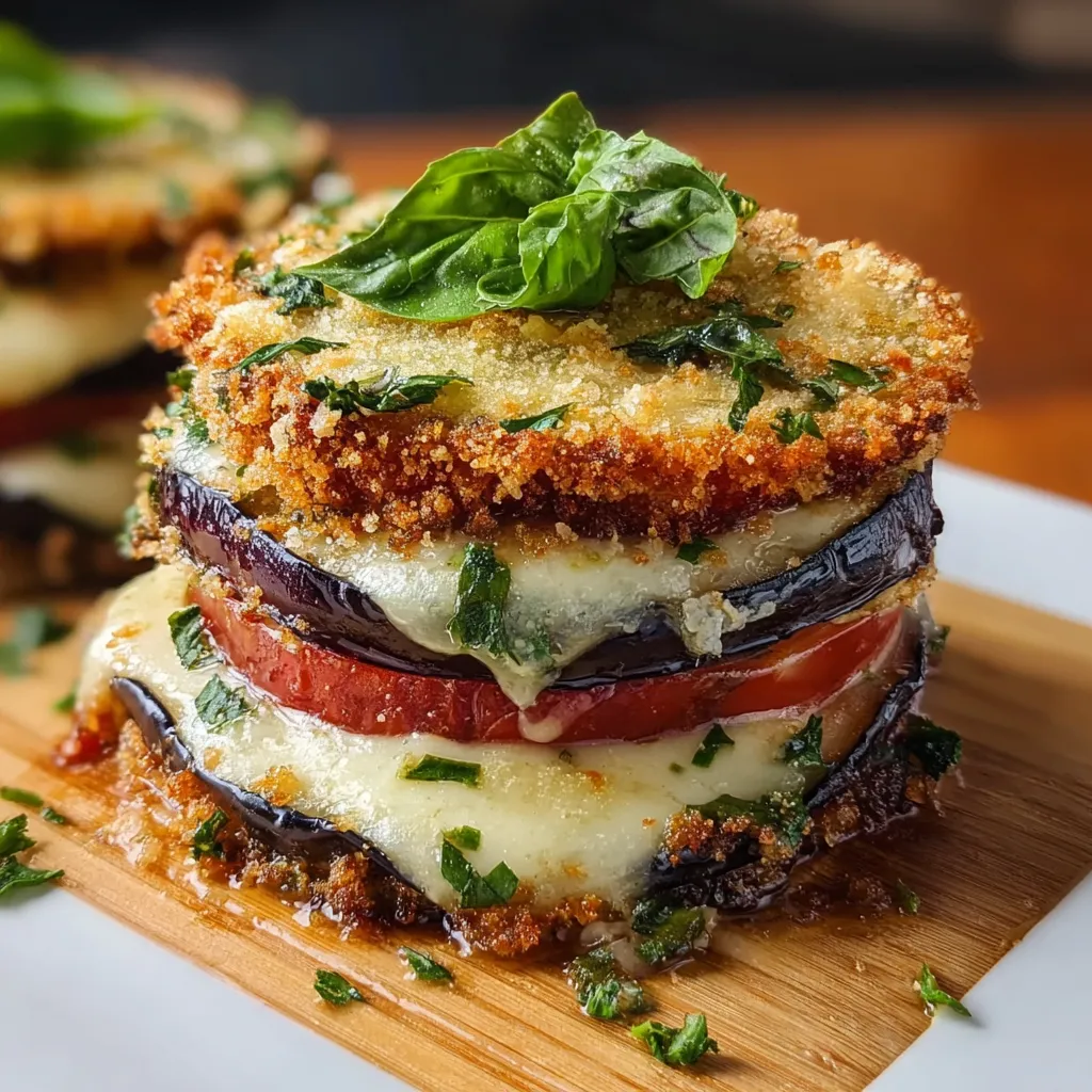 EASY EGGPLANT NAPOLEON AMAZING DINNER