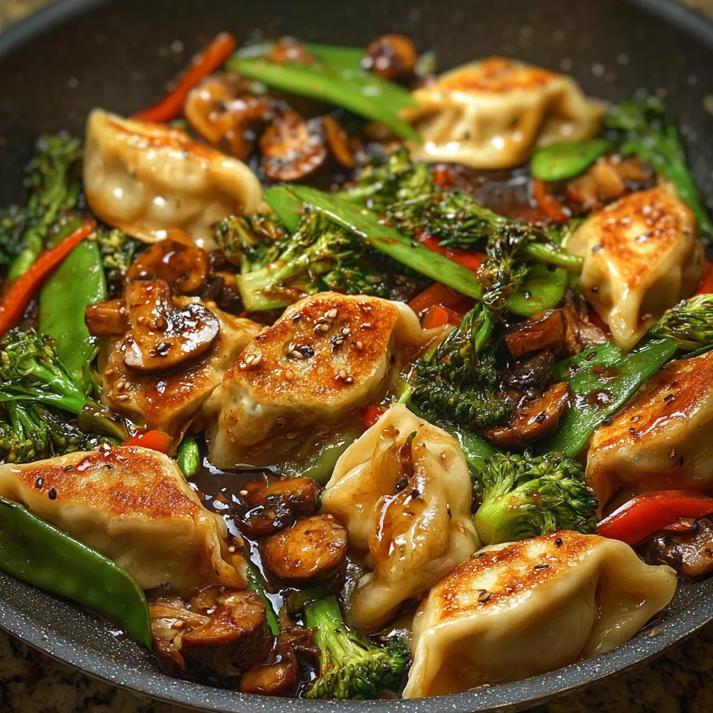 EASY POTSTICKER STIR FRY RECIPE