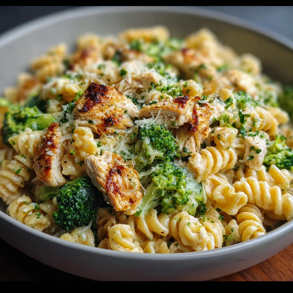 EASY ROTISSERIE CHICKEN BROCCOLI PASTA