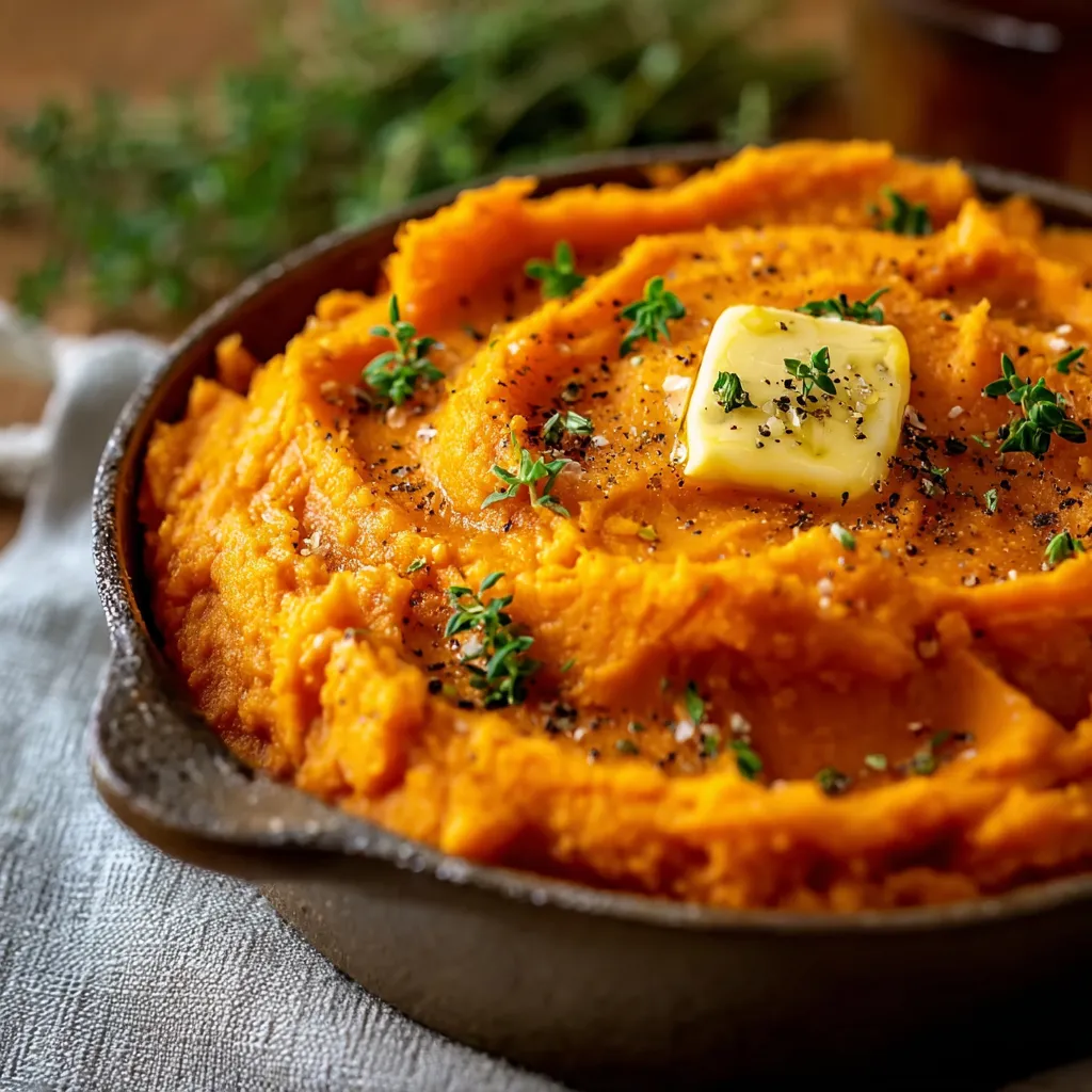 PERFECT MASHED SWEET POTATOES DINNER