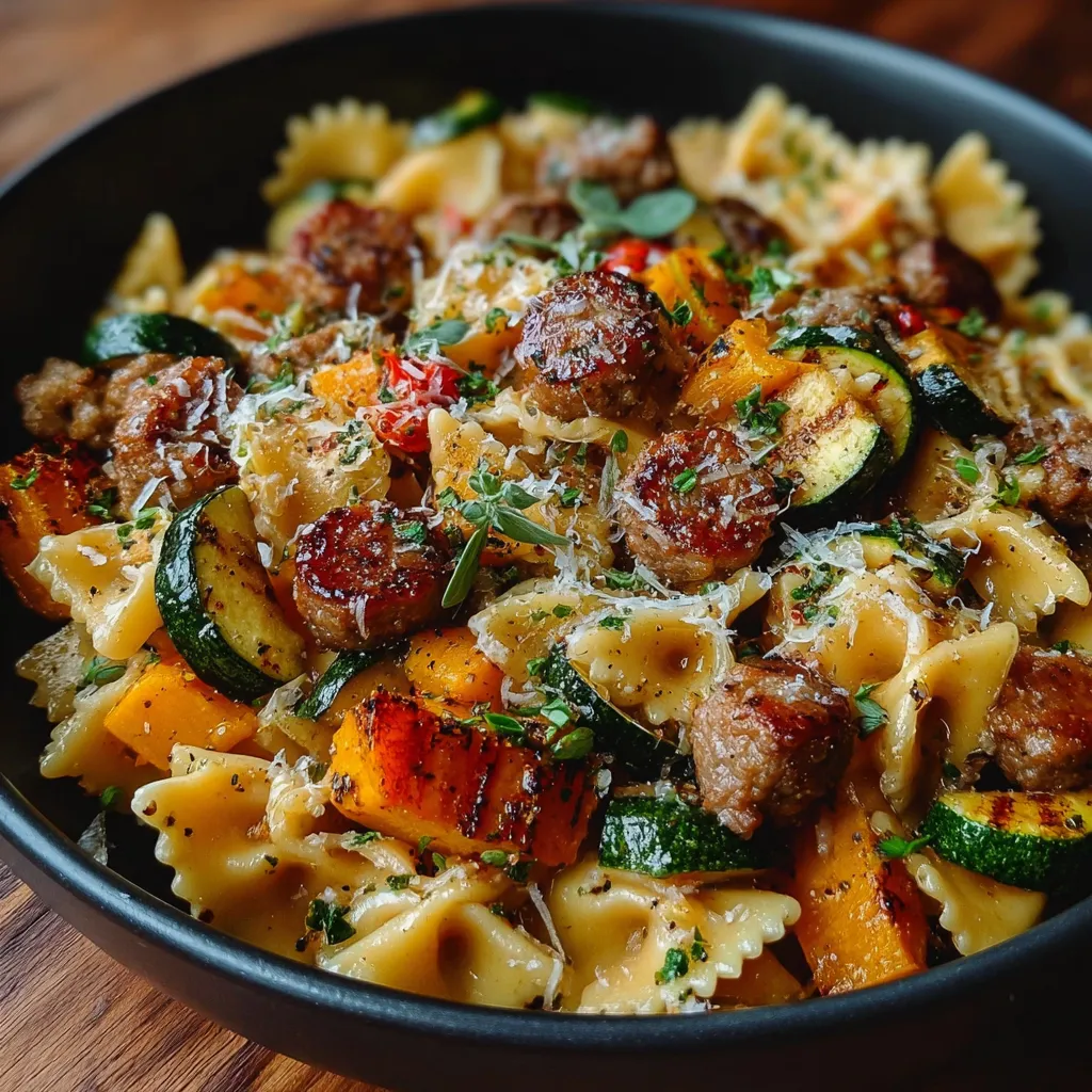 SAUSAGE PASTA SQUASH ULTIMATE RECIPE