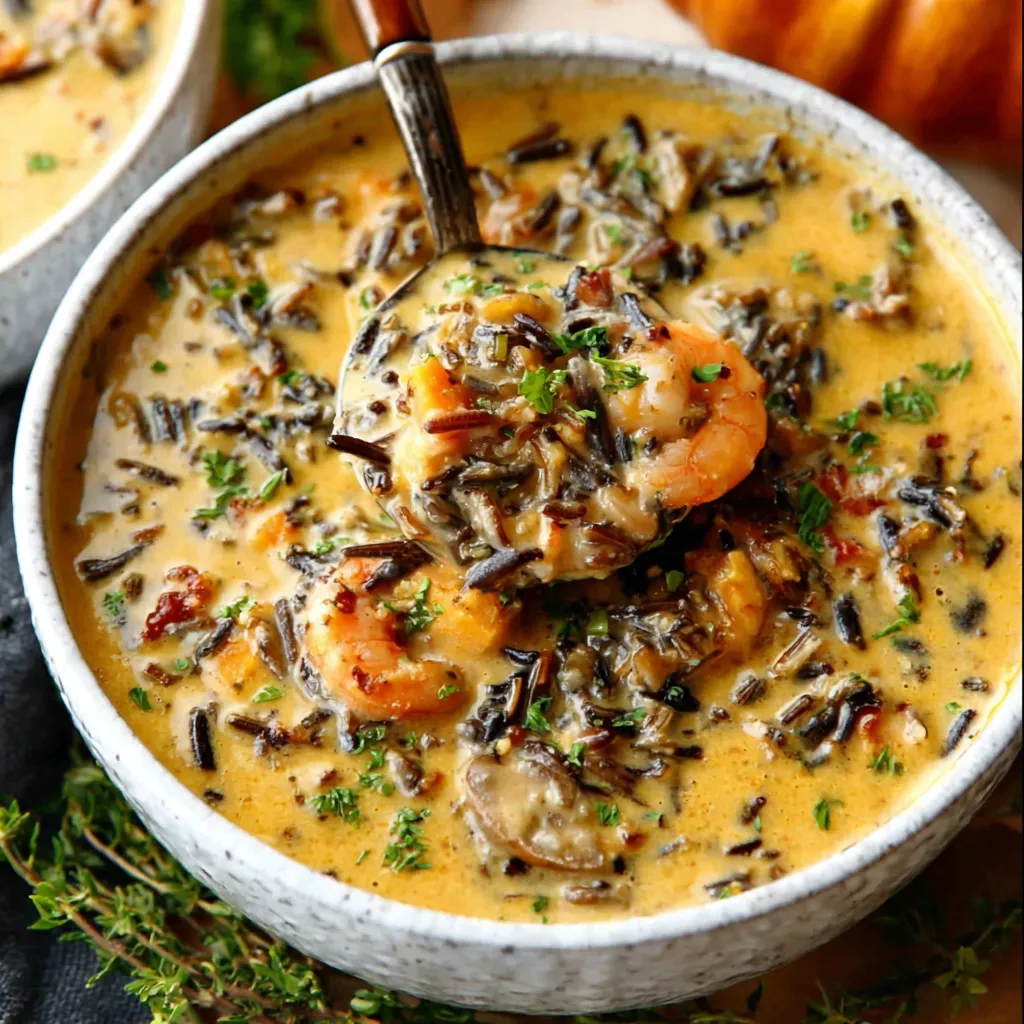 ULTIMATE AUTUMN WILD RICE SOUP