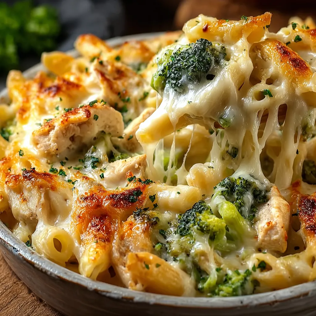 ULTIMATE CHICKEN BROCCOLI ALFREDO BAKE