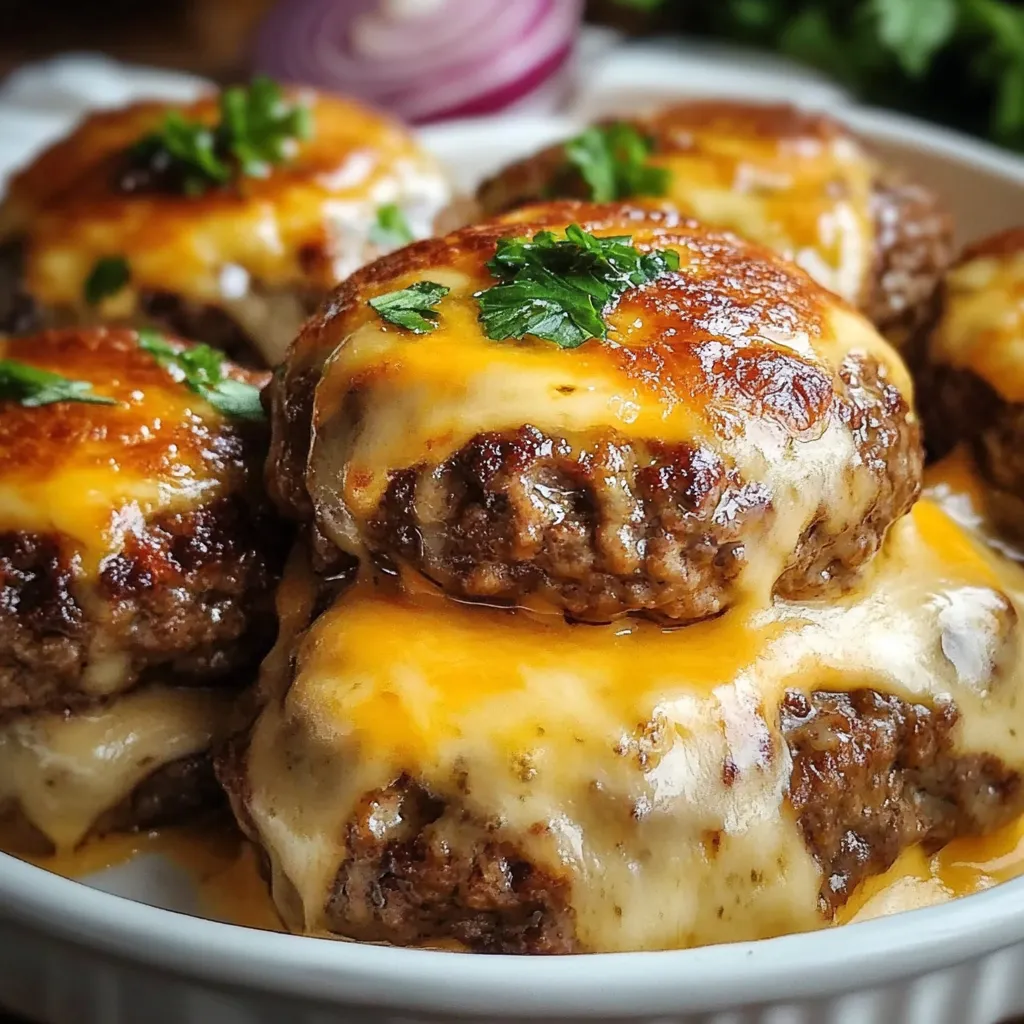 Cheesy Beef Patties