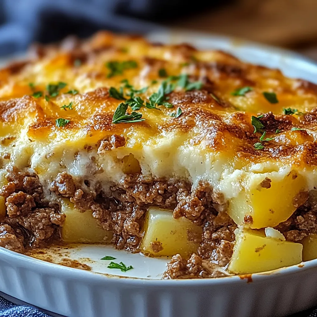 Hearty Ground Beef and Potatoes Casserole