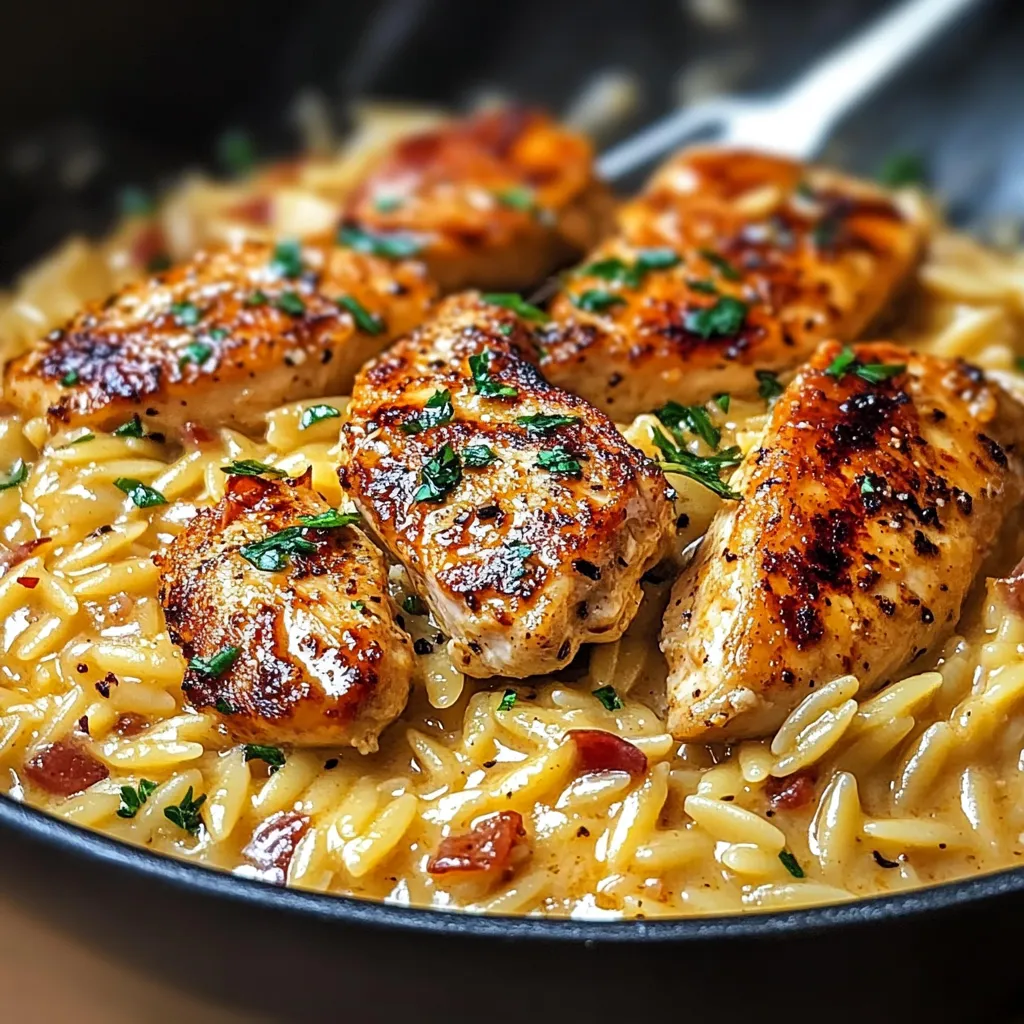 Guide to One-Pot Cajun Chicken Alfredo Orzo
