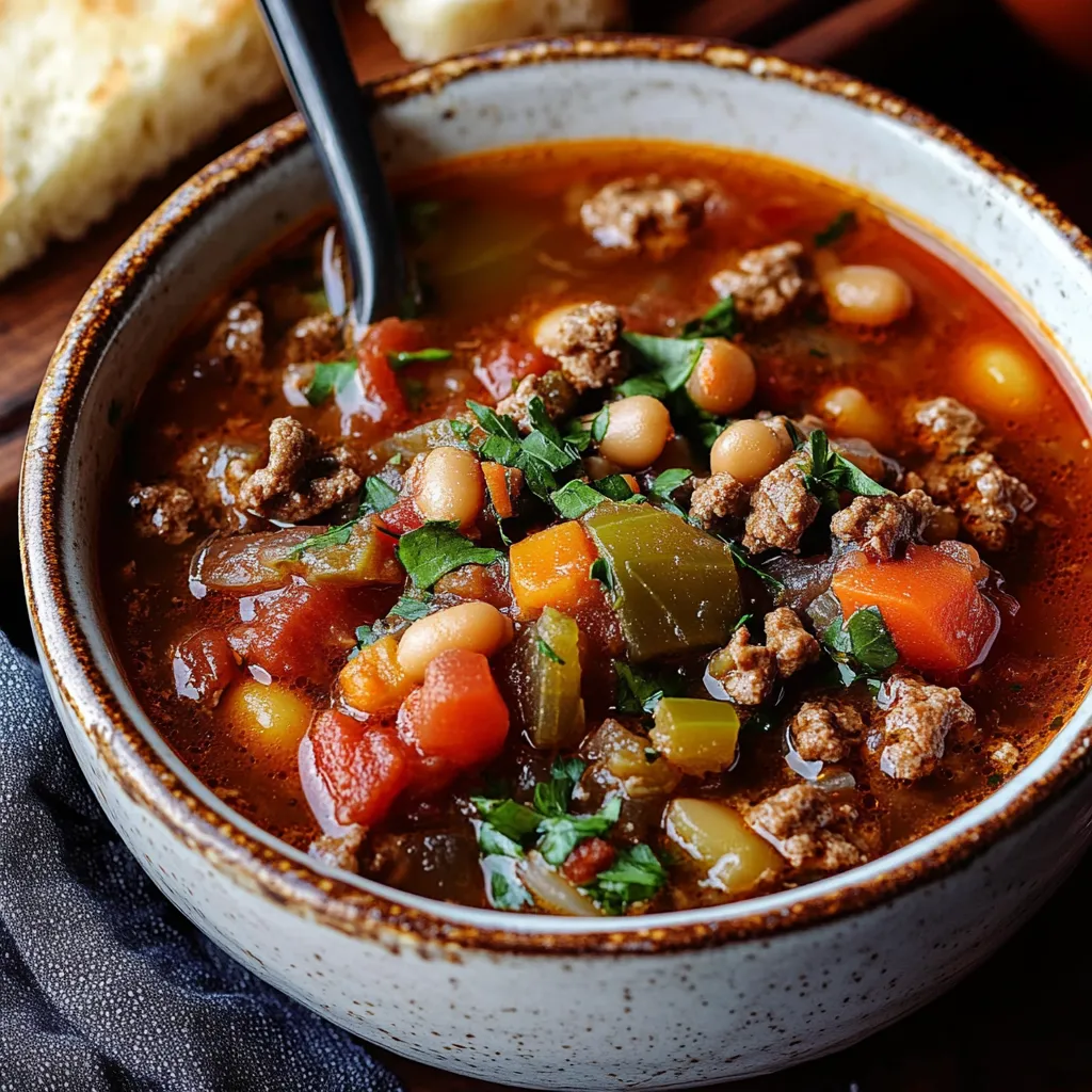 High Protein Cowboy Soup