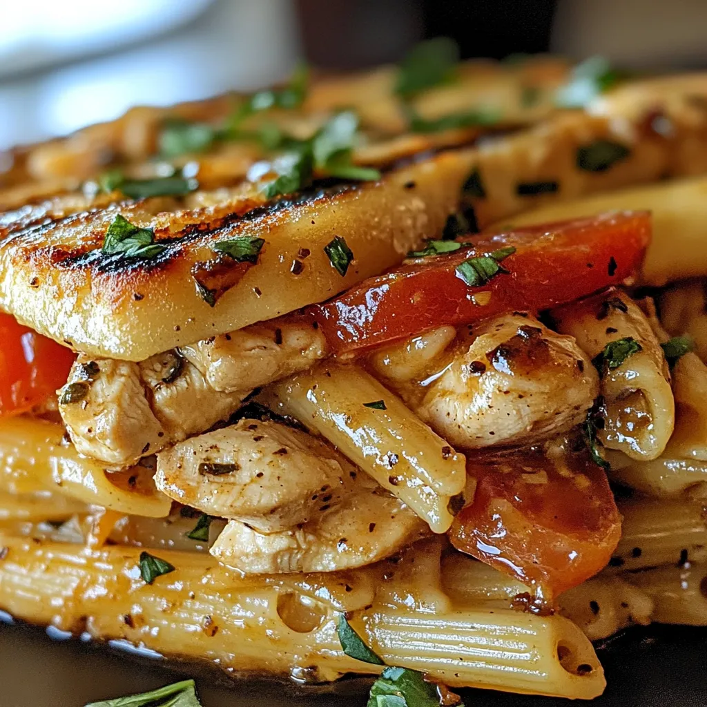 Honey Pepper Chicken Pasta