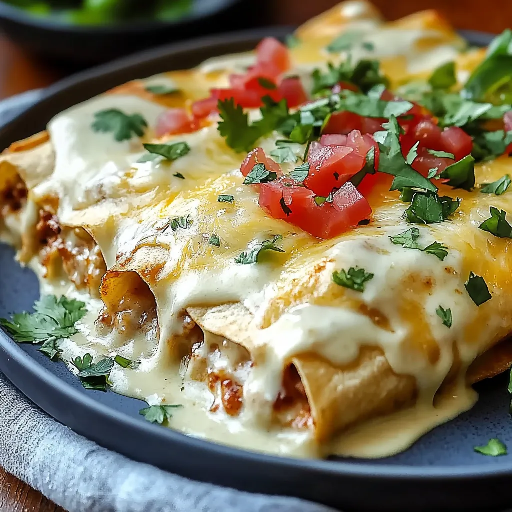 Mouthwatering Jalapeño Popper Cheesy Chicken Enchiladas