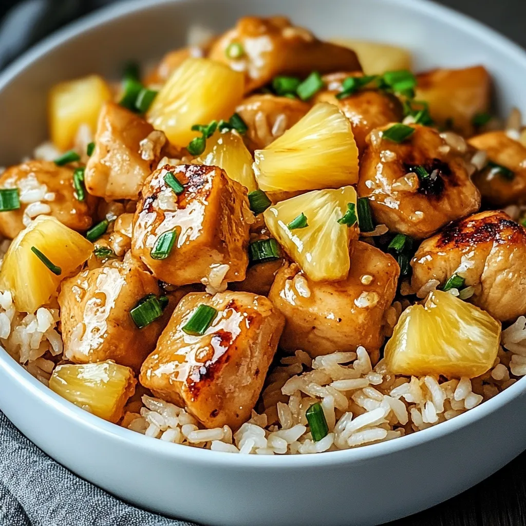 Pineapple Chicken and Rice