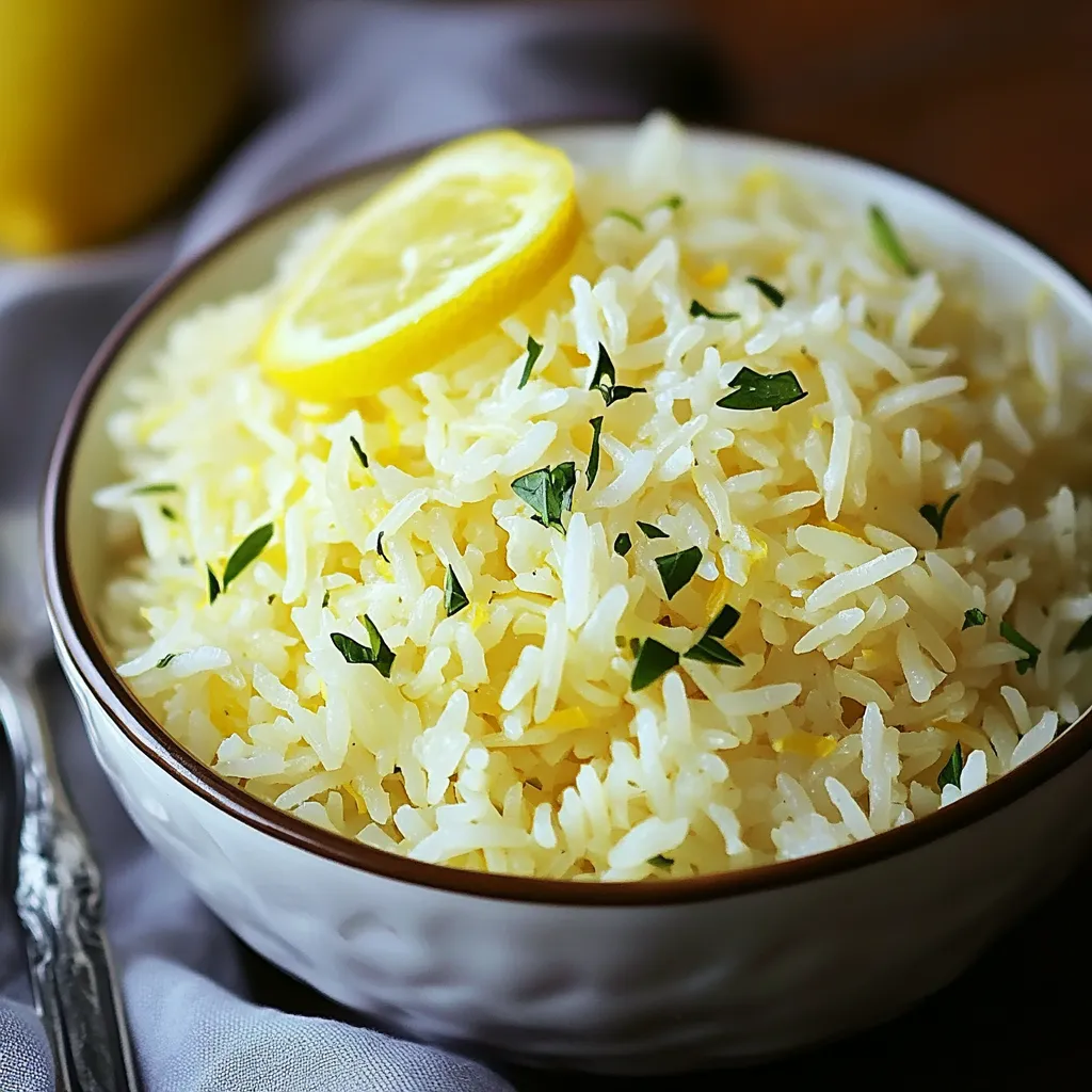 Quick and Zesty Lemon Rice for Flavorful Weeknight Dinners