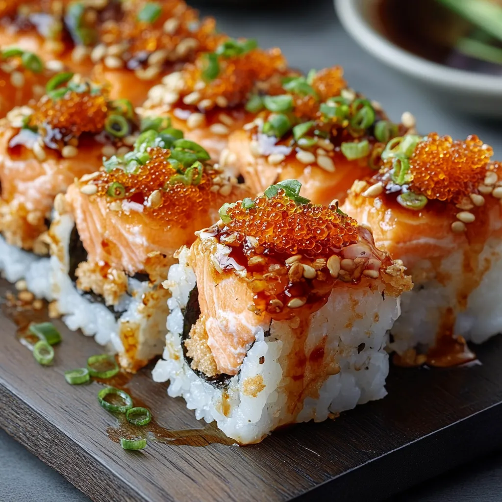 Spicy Salmon Sushi Bake Recipe