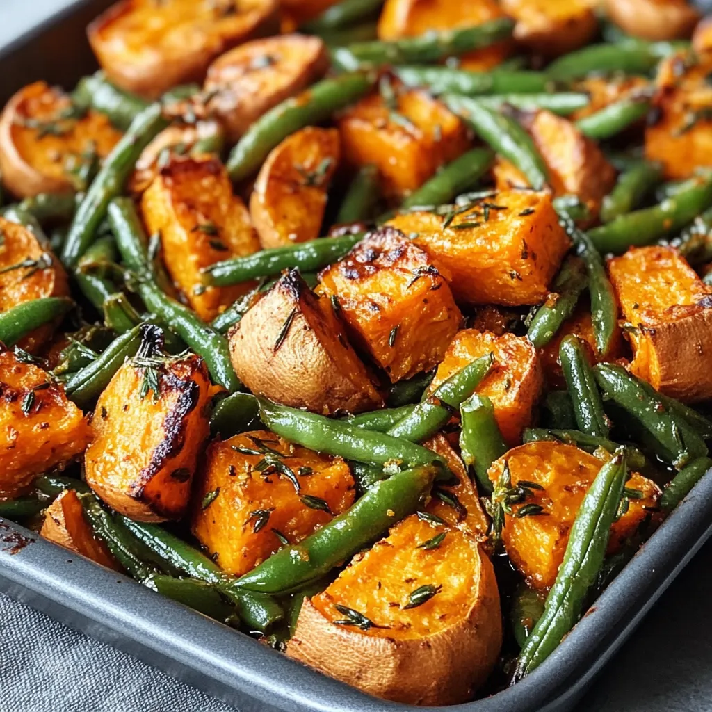Sweet Potato & Green Bean Tray Bake: Easy & Delicious Recipe